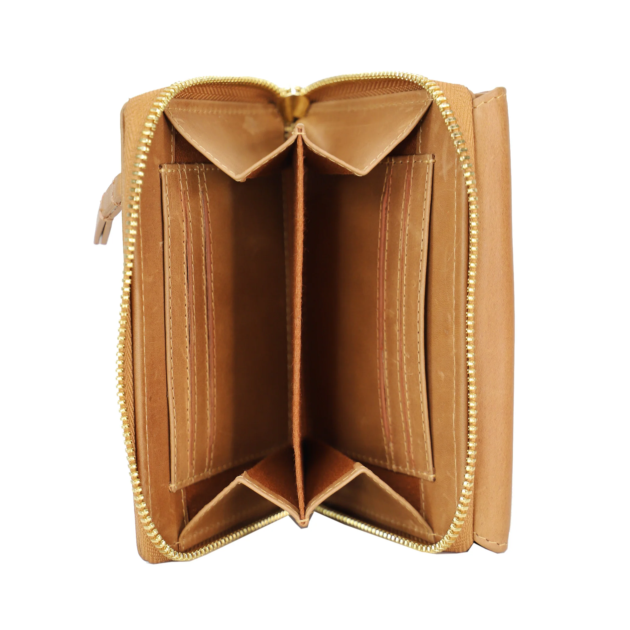 Adessa Dijon Genuine Leather Wallet - Khaki - Image 4