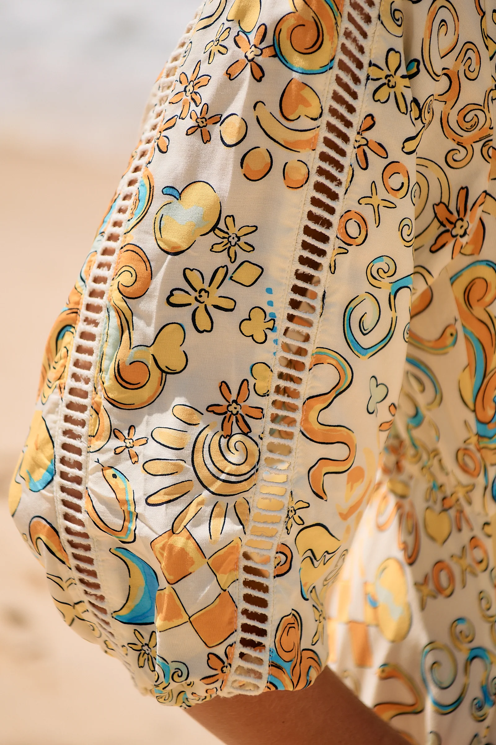 Jaase Ebony Maxi Dress with Half Sleeve V Neck Crochet Pockets - Sonnie - Image 6