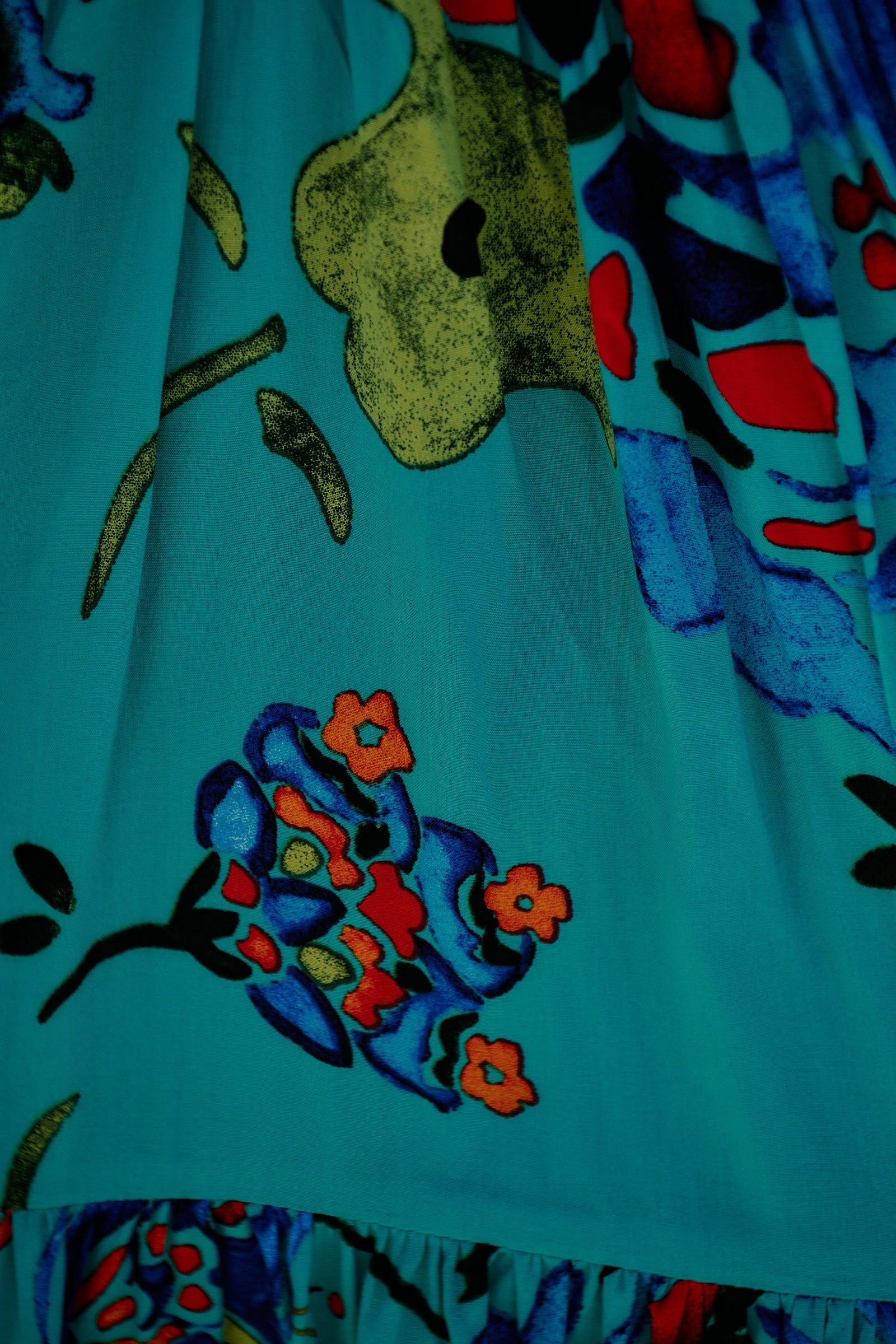 Jaase Hallie Maxi Dress with Off Shoulder A-Line Skirt Puff Sleeve - Isla Mare - Image 9