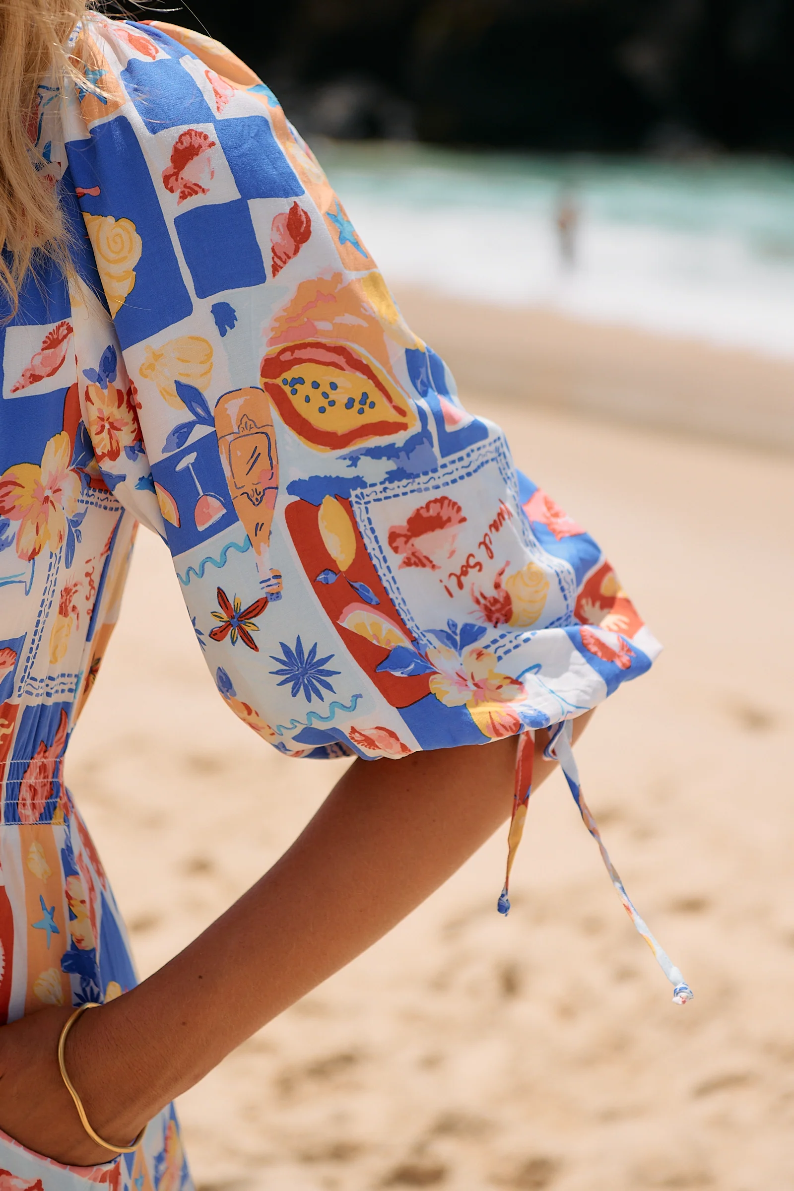 Jaase Molli Maxi Dress with Half Sleeve V Neck Pockets - Viva De Sol - Image 8